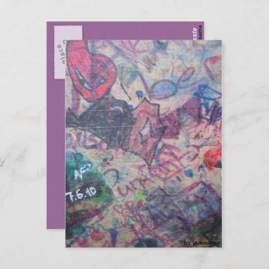 Postkarte - Grafitti (Vorne/Hinten)