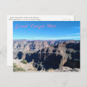 Postkarte Grand Canyon West (Vorne/Hinten)