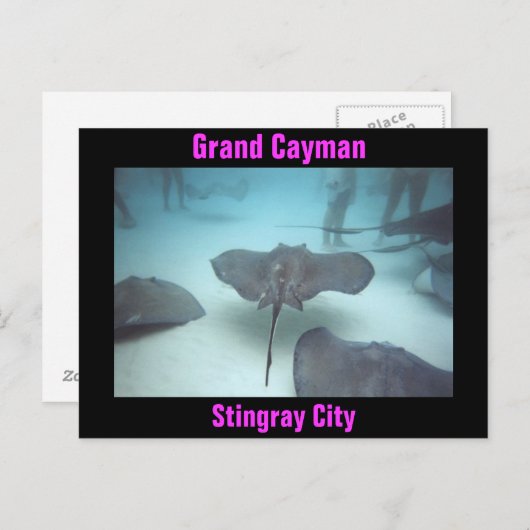 Postkarte Grand Cayman (Vorne/Hinten)