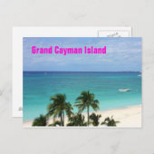 Postkarte Grand Cayman (Vorne/Hinten)
