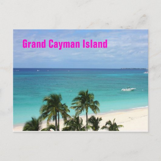 Postkarte Grand Cayman (Vorderseite)