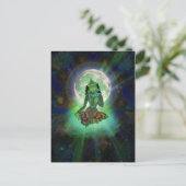 Postkarte "Green Tara" (Stehend Vorderseite)