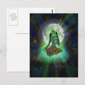 Postkarte "Green Tara" (Vorne/Hinten)