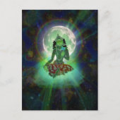 Postkarte "Green Tara" (Vorderseite)