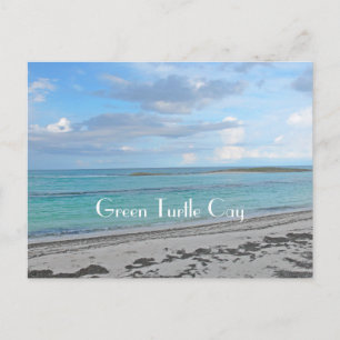 Postkarte "GREEN TURTLE CAY / BAHAMAS/MEER,SKY&SAN