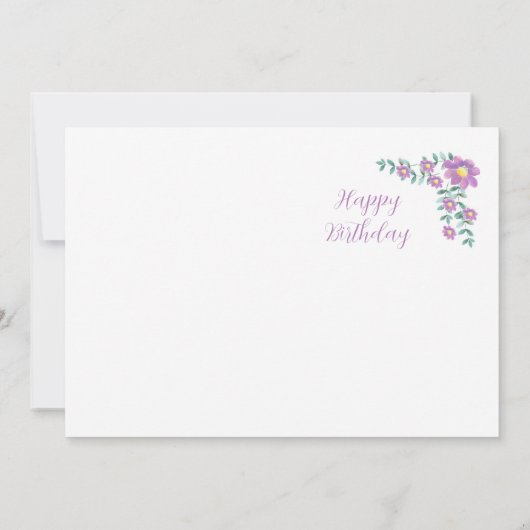 Postkarte, Größe: 5" x 7", Papier: Matte, Enve Einladung (Rückseite)