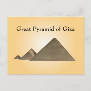 Postkarte: Große Pyramide von Gizeh Postkarte