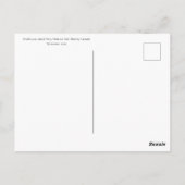 Postkarte, Größe: Standardpostkarte, Papier: Matt, Postkarte (Rückseite)