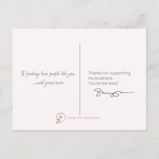 Postkarte, Größe: Standardpostkarte, Papier: Matt, Postkarte (Rückseite)