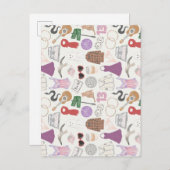 Postkarte, Größe: Standardpostkarte, Papier: Semi- Postkarte (Vorne/Hinten)