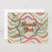 Postkarte, Größe: Standardpostkarte, vielen Dank Postkarte (Vorne/Hinten)