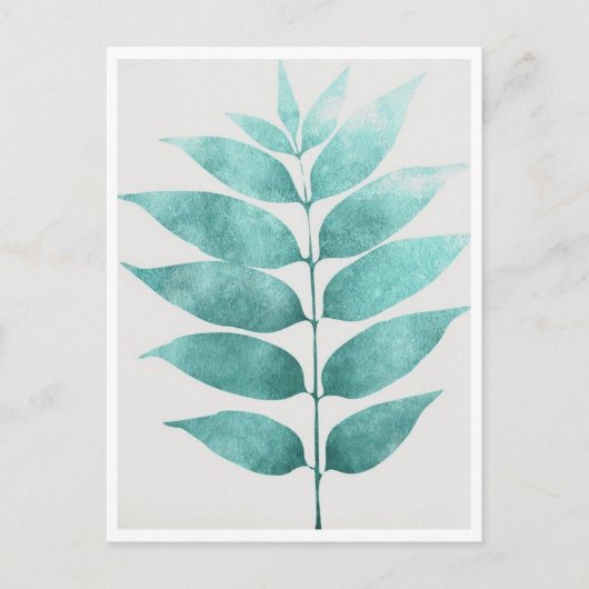 Postkarte - Grüne Hecke (Vorderseite)