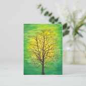 Postkarte - Grüner Baum (Stehend Vorderseite)
