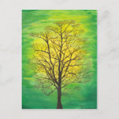 Postkarte - Grüner Baum (Vorderseite)
