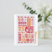 Postkarte - Gruß (Stehend Vorderseite)