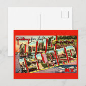 Postkarte Gruß aus Long Island (Vorne/Hinten)