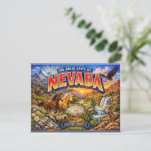Postkarte Gruß aus Nevada (Stehend Vorderseite)