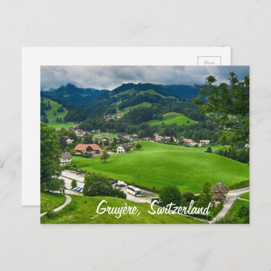 Postkarte Gruyère Schweiz (Vorne/Hinten)