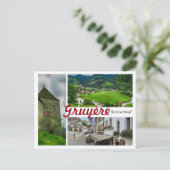 Postkarte Gruyère Schweiz (Stehend Vorderseite)