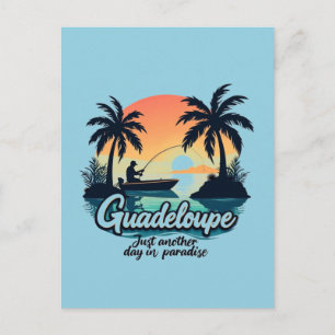 Postkarte Guadeloupe Sonnenuntergang Paradies