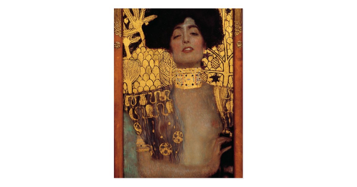 Postkarte Gustav Klimt Judith Zazzle.de