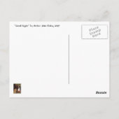 Postkarte:  Gute Nacht - mit Bernhardiner Postkarte (Rückseite)