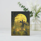 Postkarte Halloween (Stehend Vorderseite)