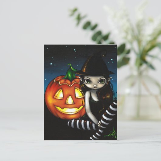 Postkarte "Halloween Night" (Stehend Vorderseite)
