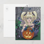Postkarte "Halloween Sprite" (Vorne/Hinten)