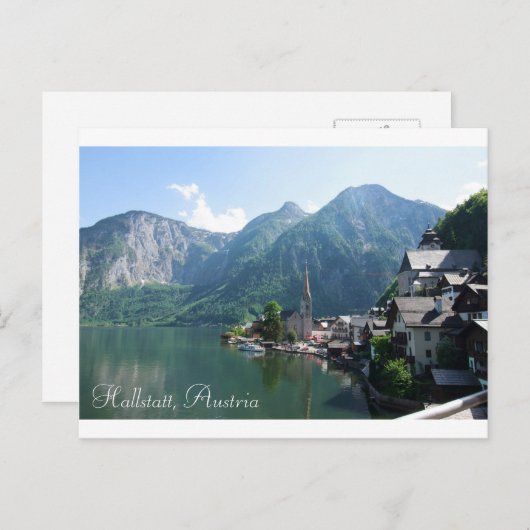 Postkarte Hallstatt, Österreich (Vorne/Hinten)