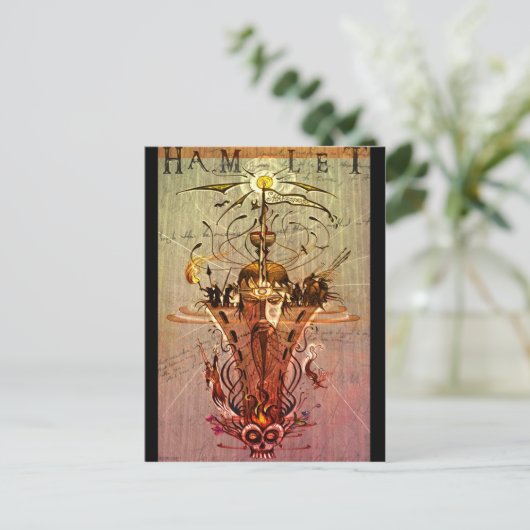 Postkarte 'Hamlet' (Stehend Vorderseite)