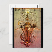 Postkarte 'Hamlet' (Vorne/Hinten)