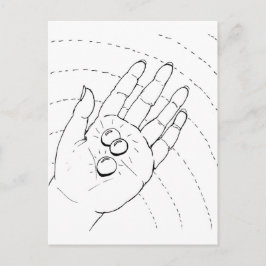 Postkarte - Hand mit Juwelen