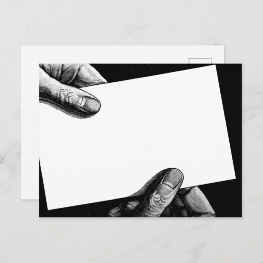 Postkarte "Hands-On" (Vorne/Hinten)