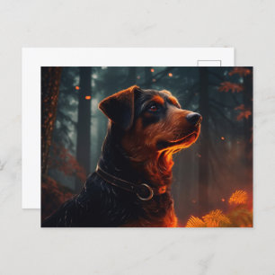 Postkarte Happiness on Four Paws