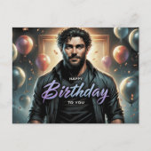 Postkarte Happy Birthday 2026 -4 (Vorderseite)