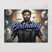 Postkarte Happy Birthday 2026 -6 (Vorderseite)