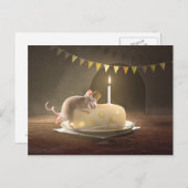 Postkarte: "Happy Birthday" Postkarte (Vorne/Hinten)