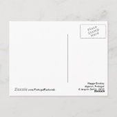 Postkarte: Happy Donkey. Algarve Postkarte (Rückseite)