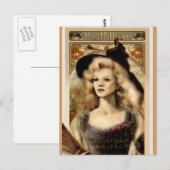 Postkarte "Happy Halloween" (Vorne/Hinten)