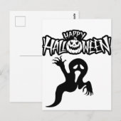 Postkarte Happy Halloween (Vorne/Hinten)