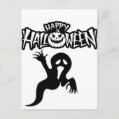 Postkarte Happy Halloween (Vorderseite)