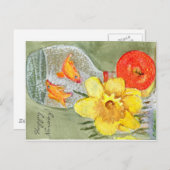 Postkarte "Happy Norooz" (Nowrooz Mobarak) (Vorne/Hinten)