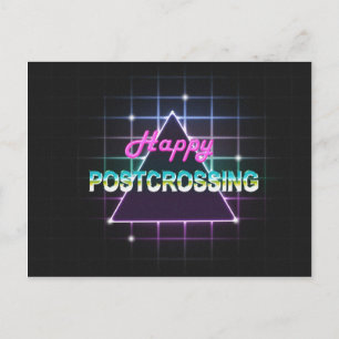 Postkarte "Happy Postcross 80er Style"