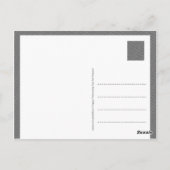 Postkarte "Happy Postcross! Texteffekt" (Rückseite)
