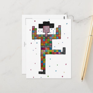 Postkarte _ Harlequin