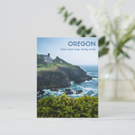 Postkarte: Haus am äußeren Wappen (vertikal) Postkarte (Stehend Vorderseite)