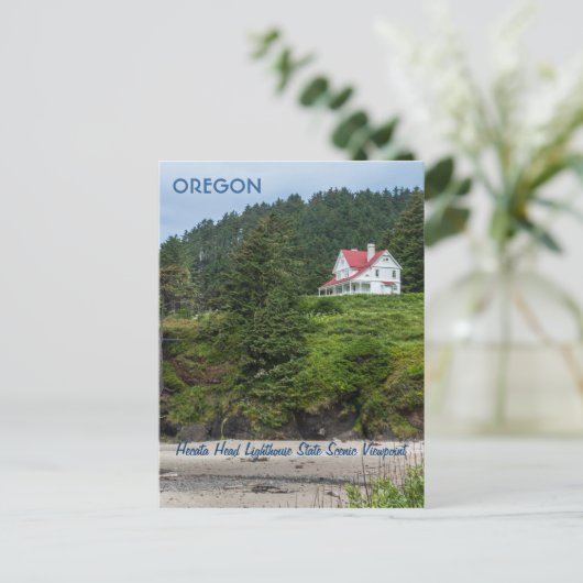 Postkarte: Haus bei Hecata Head (Portrait) Postkarte (Stehend Vorderseite)