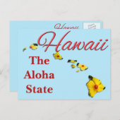 Postkarte - HAWAII (Vorne/Hinten)