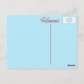 Postkarte - HAWAII (Rückseite)